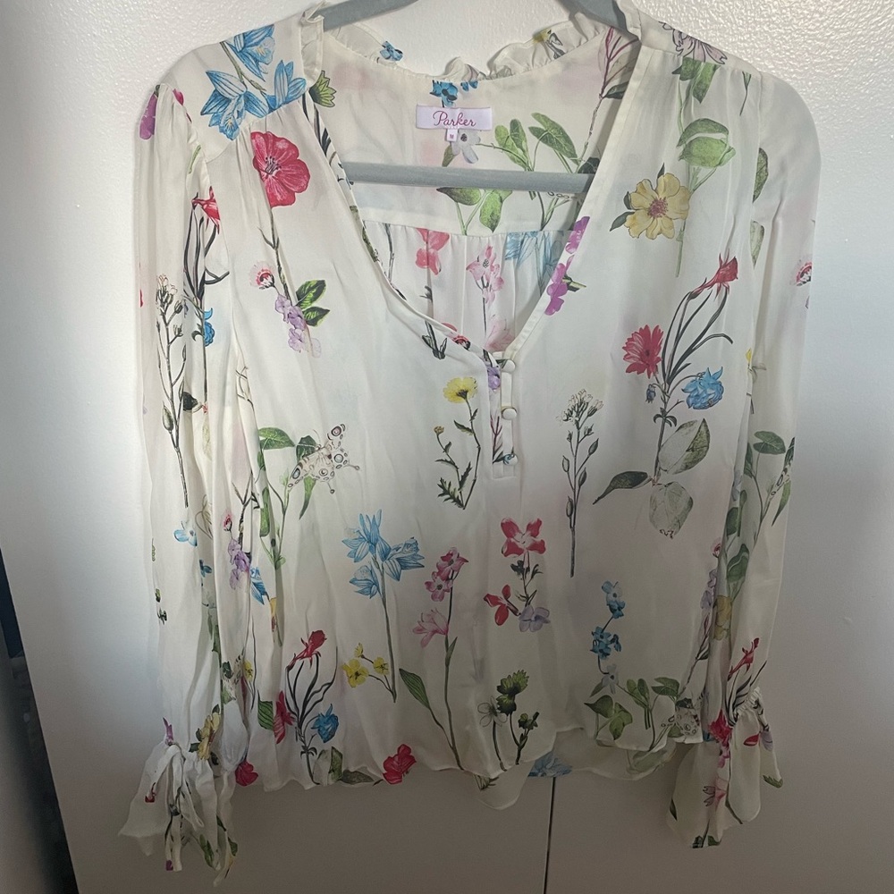 NWOT floral Parker blouse